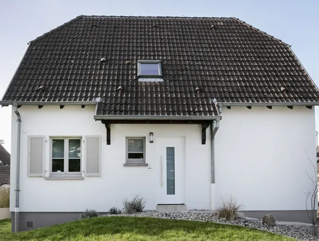 Ravalement de façade dans la vallée de Villé sur une maison individuelle rénovée